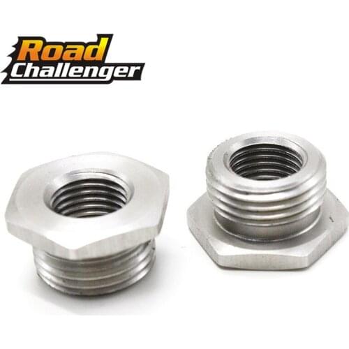 For Harley FLSTF Fatboy Electra Glide For Dyna Exhaust O2 Sensor Ports Plug Adapters Exhaust Pipes Bungs Motorcycle