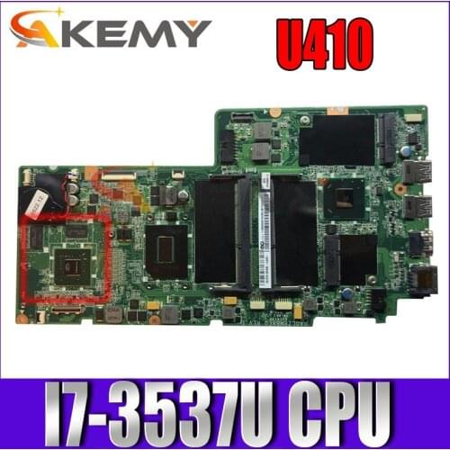 For Lenovo IdeaPad U410 laptop motherboard I7-3537U.FRU 90002853 90002374