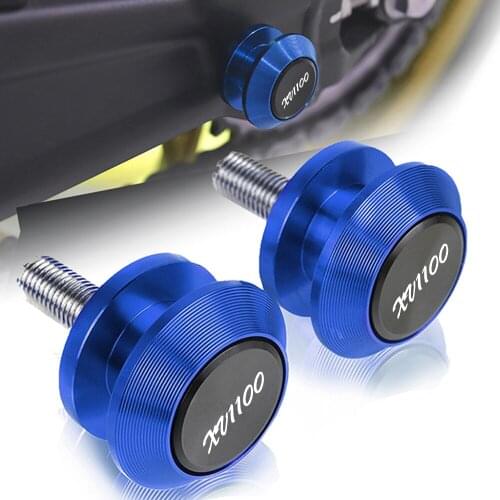 FOR YAMAHA XV1100 VIRAGO XV 1100 XV-1100 1989 1990 1991 1992 1993 1994 1995 1996 1997 98 6MM Swingarm Spools Stand Screw Slider