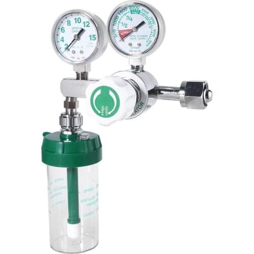 Oxygen Cylinder Me-dical Pressure Regulator With Flowmeter G-5/8 Connection Hospital Clinics O2 Pressure Reducing Va-lve