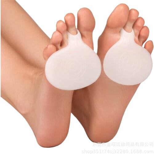 2Pcs Soft Silicone Forefoot Shoes Cushion Pads High Heel Elastic Gel Insoles Orthotic Arch Support Pads Non Slip Relieve Pain