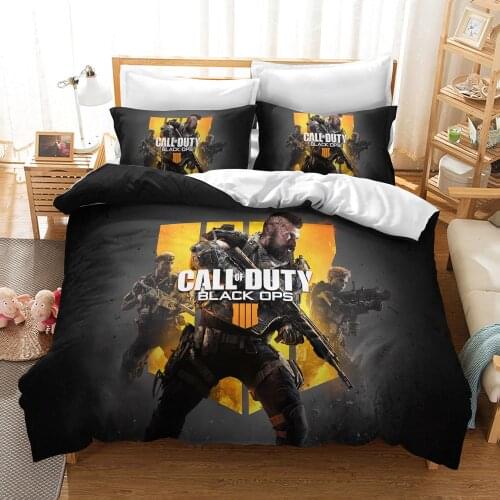 Game 3D-Print Call-Duty Comforter-Bedding-Set Queen-Twin-Single Duvet-Cover-Set Pillowcase Home-Textile Luxury Figure Kids Adult