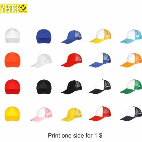 Custom Logo Hat Own Design Baseball Caps Mesh Kpop Bt21 Casual Chapeau Tag Customization for Fishing Men and Women Visor