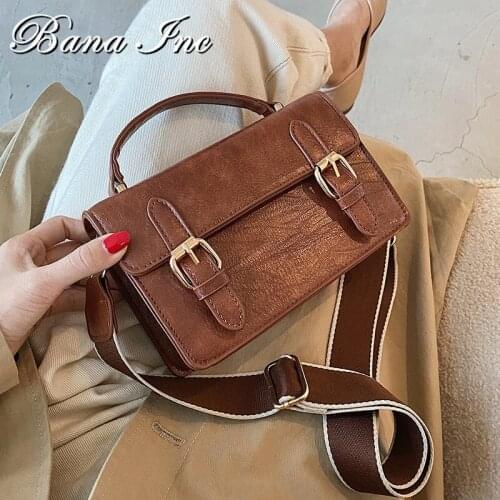 Small PU Leather Crossbody Bags For Women 2021 Classic Trend Messenger Shoulder Handbags And Purses Female Lady Luxury Hand Bag