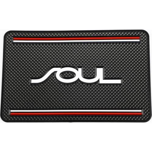 Car Anti-Slip Mat Dashboard Sticky Pad Non-slip Mat Holder For Kia Soul 2010 2011 2017 2018 Car Accessories