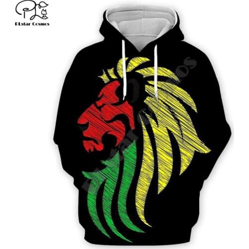 Newest Reggae Lion Singer HipHop Legend Bob Marley Funny NewFashion Harajuku 3DPrint Men/Women Autumn Pullover Casual Hoodies 15