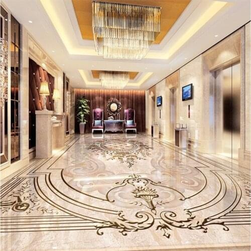 Beibehang Custom floor stickers beautiful 3D floor living room room waterproof waterproof pvc material pattern fashion