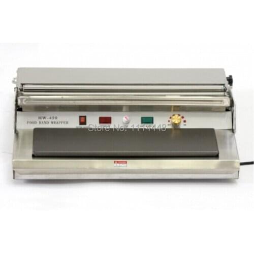 Brand New Supermarket Food Fresh Film Wrapper Cling Film Tray Wrapping Machine HW-450