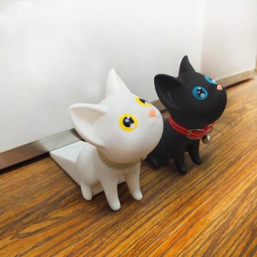 Creative Cartoon Vinyl Door Stopper Wedge Door Catcher Block Home Office Children Security Baby Protect Furniture Fittings