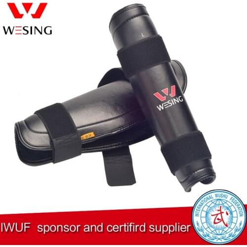 Wesing Youth Adult Karate Leggings Boxing Sanda Sparring Protection Kickboxing Muay Thai Leggings