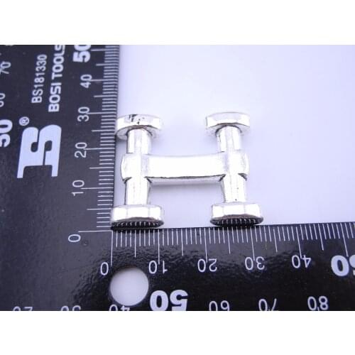 10pcs 33.2x26.8mm Antique-Silver T Bar Connetor For Leather Cord, Leather Wrap Bracelet, Bracelet Connector--PAT222