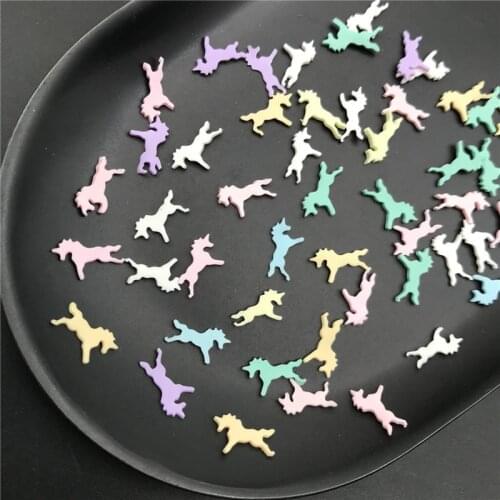 50g Unicorn Polymer Clay Slices Sprinkles for Kids Diy,Craft/Nail Art/Scrapbook Decoration,Filler Polymer Clay Embellishments