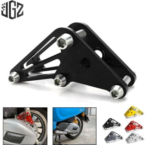 Motorcycle CNC Aluminum Rear Passengers Seats Lower Bracket 1.5CM for Vespa Sprint Primavera 150 2017 2018 2019 2020 Accessories