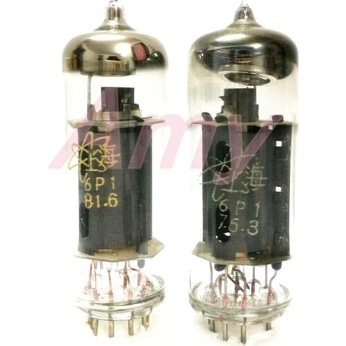 Cabbage price: Shanghai 6P1 straight generation 6n1n stock new pair of electronic tubes