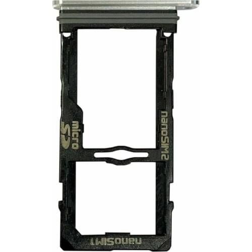 For LG G8S ThinQ G810 Black/Blue Color SIM And MicroSD Memory Card Tray Holder