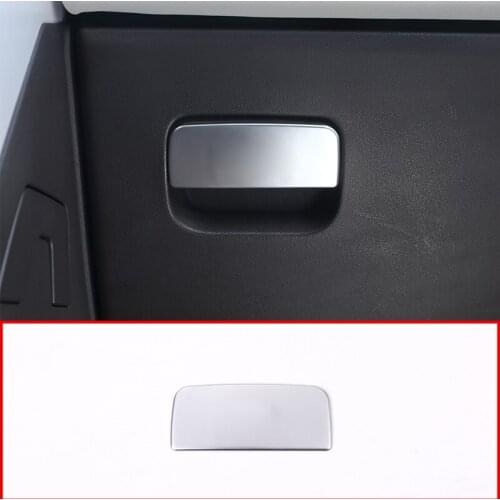 For Land Rover Discovery 5 LR5 L462 17-20 Car-Styling ABS Glove Box Handle Buckle Cover Trim Car Interior Accessories(With logo)