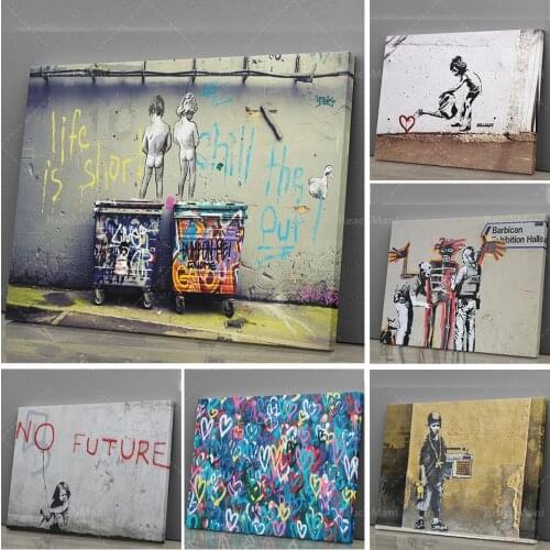 Banksy Graffiti Art Canvas Print
