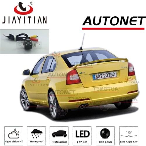 JIAYITIAN Rear Camera For Skoda Octavia II/Tour/A5/Octavia5 /Laura/CCD/Night Vision/Reverse Camera/Backup Camera license plate