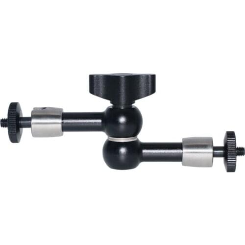 NEW-Stainless Steel 7-Inch Multi-Function Magic Arm Universal Crab Claw Clamp Bracket 1/4-Inch Screw Photography Accessories