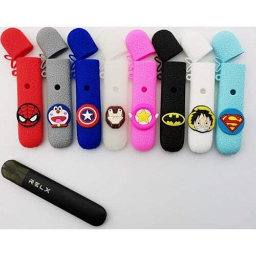 Lovekeke soft tpu silicon colorful silicone carton case for relx 4 infinity vape pod kit