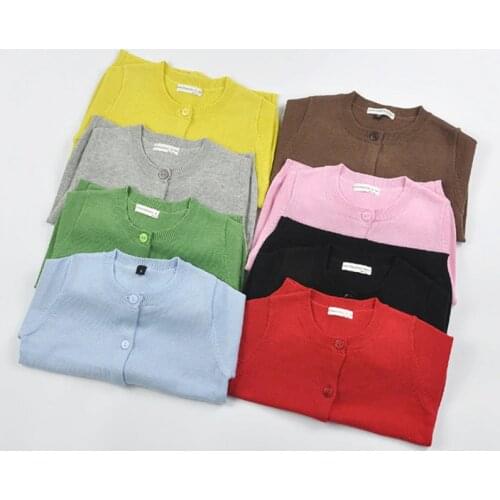 New children knitwear autumn long sleeve toddler kids sweater cotton for baby girls cardigan soft children coat girl clothes