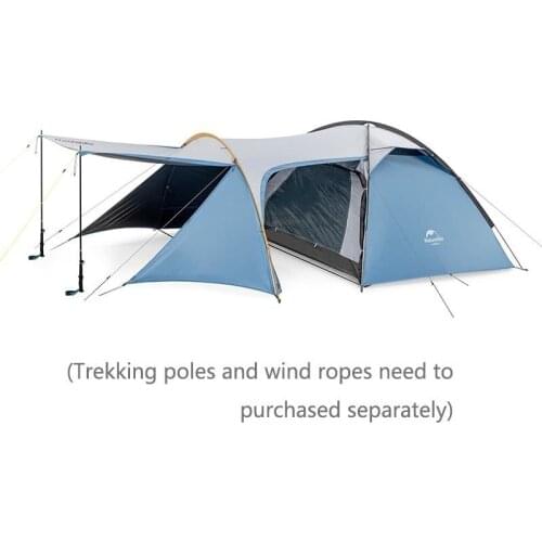 【New store 】 Knight Camping Tent Large Space 3 Persons Travel Windproof Rain Tent NH19G001-Y Naturehik