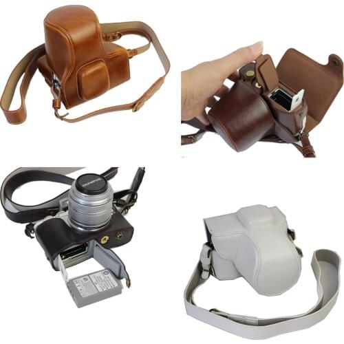 New Vintage Luxury Video Camera Case Bag For Olympus EPL7 EPL-7 With Shoulder Strap Remove Battery Out Easy