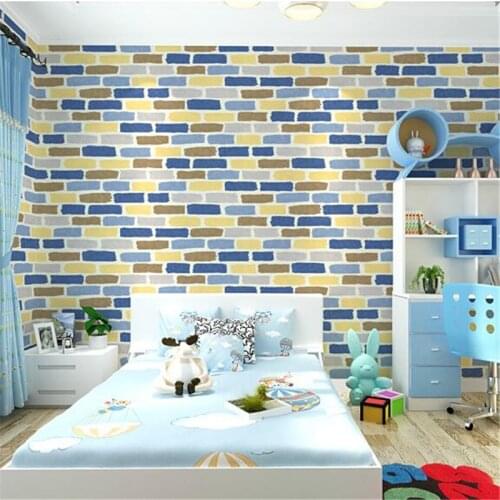 Wellyu Brick Wallpaper Hotel Clothing Store Cafe Restaurant Hotel Wallpaper Personality 3d Living Room Backdrop Wall paper