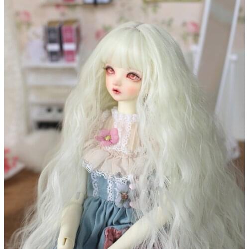 New 1/3 1/4 1/6 Bjd Wig High Temperature Long Fashion Wavy hair Bjd Wig SD For BJD Doll Long curly hair doll accessories