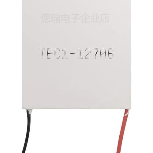 Semiconductor Refrigeration Film TEC1-12706 40x40MM Water Dispenser Car Refrigerator Freezer Equipment