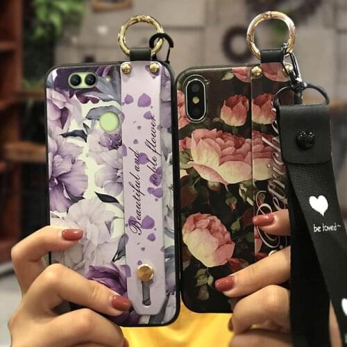 Durable Lanyard Phone Case For Huawei Nova 2 Plus/P10 Selfie Wristband New Arrival Anti-knock Soft