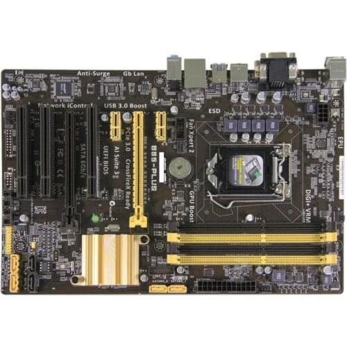 Asus B85-PLUS Desktop Motherboard Socket LGA 1150 i7 i5 i3 DDR3 SATA3 USB3.0 USED mainboard
