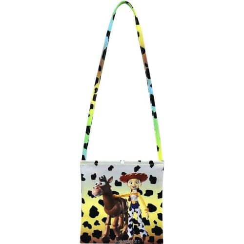 Toys 4 Shoulder Bag Cute Colorful Girls Mini Messenger Bag PU Female Cross Body Bag for Teens Women Bling Handbag