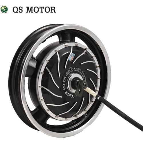 High Quality QSMotor 16*3.0inch 6000W 273 45H V2 bldc wheel hub Electric Motorcycle In-Wheel Hub Motor
