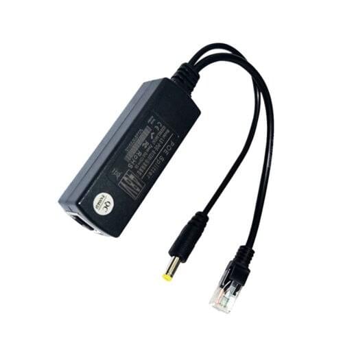 1PCS Active PoE Splitter Power Over Ethernet 48V to 12V Compliant IEEE802.3af 15 diy electronics