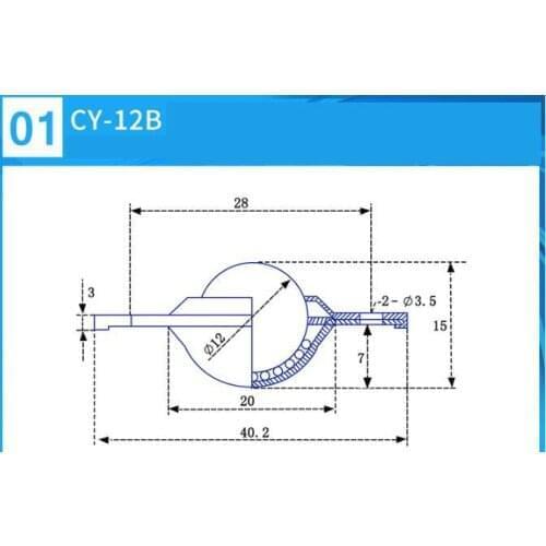 10pcs CY-12B Metal Or Nylon UFO Flying Saucer Type Nylon Ball Metal Transfer Bearing Unit Conveyor Roller Wheels 8KG