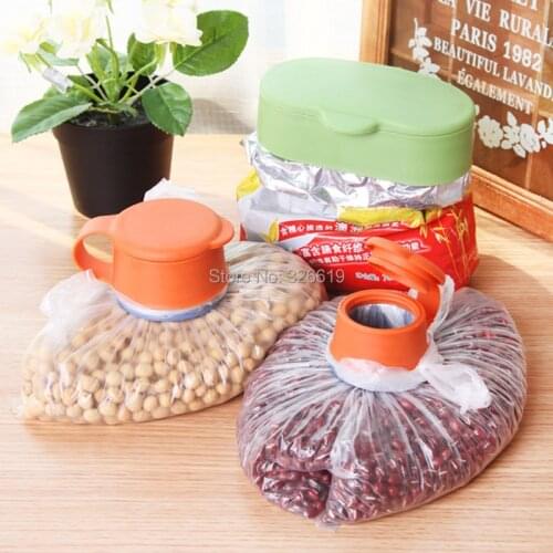 3pcs/set big bag cap Lid sealing device multifunctional food sealing cover buckle Large bag cap