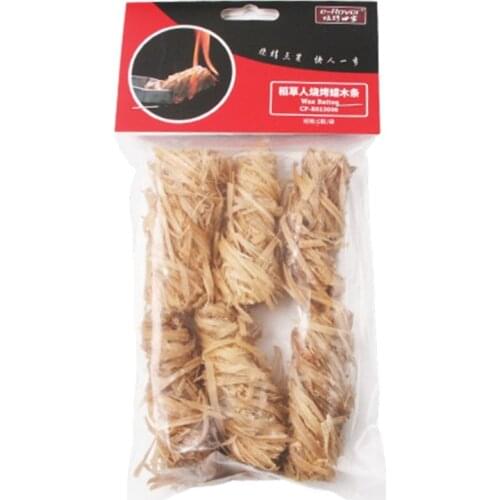 6pcs Natural Eco Firelighter Wax Wood Stick Biodegradable Wooden Fire Lighter for Lighting Fires Camping BBQ Barbecue