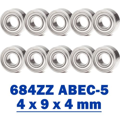 684ZZ Bearing 4*9*4 mm ABEC-5 ( 10 PCS ) Miniature 684Z Ball Bearings 684 ZZ 618/4ZZ Hobby Emax Motor Quadcopter L-940ZZ Bearing