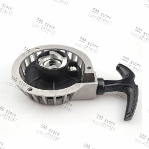 Aluminum Pull Start Recoil Starter Red For 47cc 49cc 2 Stroke Mini Kid Quad ATV Dirt Bike Pocket Bike minimoto silver
