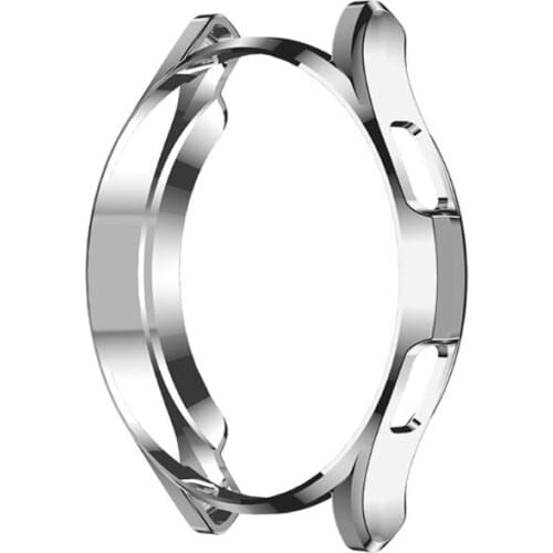 Case For -Samsung -Galaxy Watch 4 Classic 42/46mm Plating TPU Bumper Soft Smart Watch Protective Cover For -Galaxy Watch4 Class