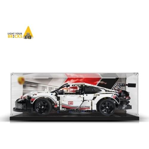 Acrylic Display Case For 42096 911 RSR Tech Model Car Clear Display Box Case for Collectibles (NOT include The lego Set)