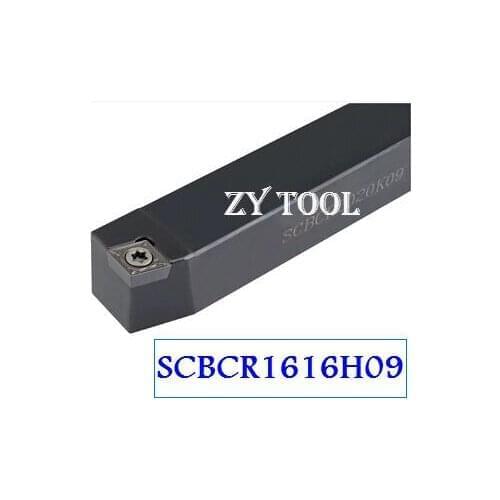 SCBCR1616H09 Toolholder 16*16*100MM CNC turning tool holder, 75 degrees External turning tools, Lathe cutting tools