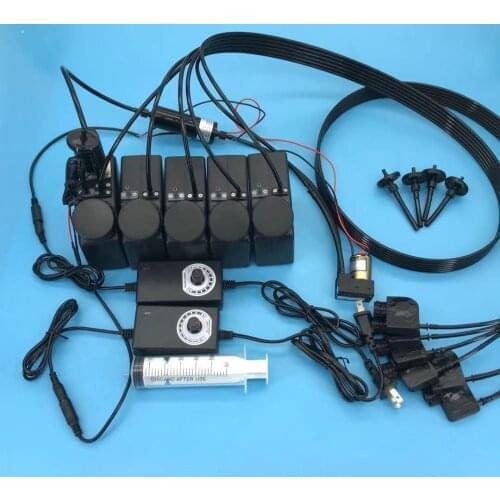 250ml UV DTF Ink Tank Cartridge CMYKW 5 Color 1 Stirring Motor Direct to Garment Printer Sub Ink Tank Inkjet Printer