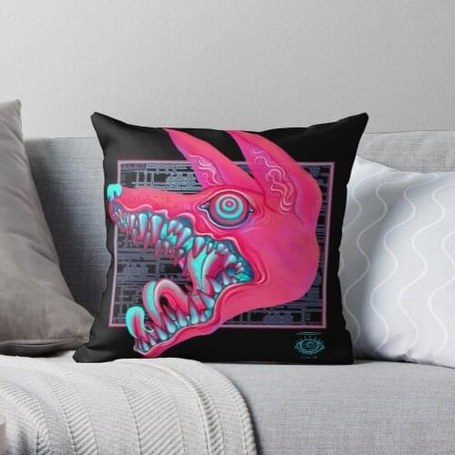 Canines Throw Pillow Cushion Cover Polyester throw pillows case on sofa home living room car seat decor 45x45cm