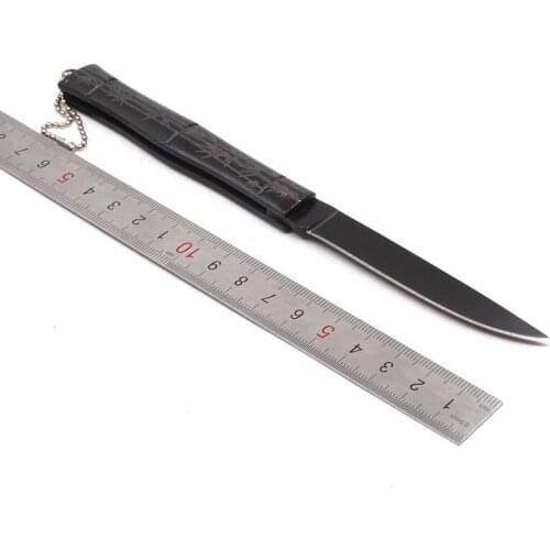 Mini Folding Pocket Knife Survival Hunting Knives Tactical Camping Fruit knife Bamboo Style Stainless steel Outdoor EDC Tools