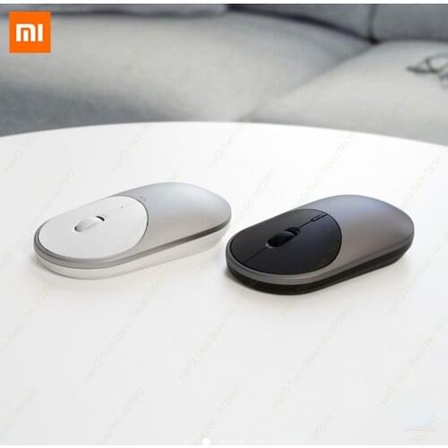 Xiaomi Portable Mouse 2 Mini Wireless Mouse Mute Bluetooth 2.4Ghz Optical Mouse For Macbook Mi Notebook Laptop Computer Mouse
