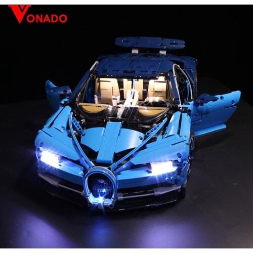 Led Light Set For 42083 20086 Bugatti Chiron Technic Race Car Building Blocks Toys Gifts(only Light+battery Box)