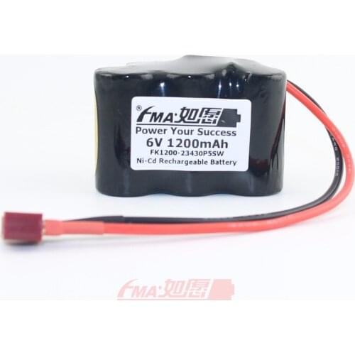 Ni-Cd Battery Sub C 6V 1200mAh for Hedge Trimmer Emergency Light T plug 5SW