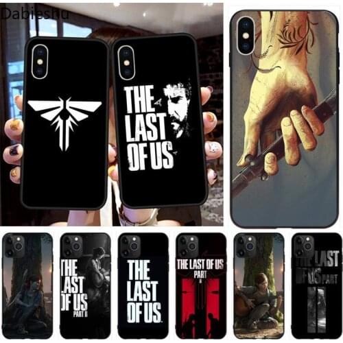 The Last Of Us Black Cell Phone Case for iphone 12 pro max 11 pro XS MAX 8 7 6 6S Plus X 5S SE 2020 XR case